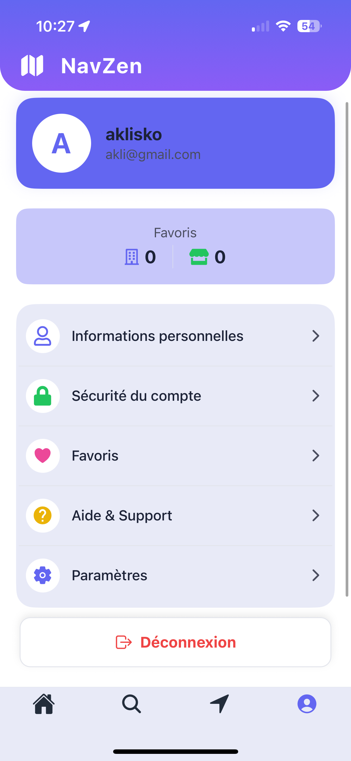 App screenshot